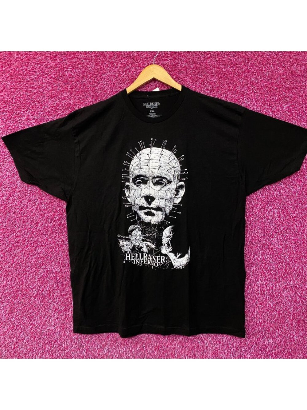 Hellraiser Inferno Pinhead Welcome to Hell Horror T-Shirt 2X